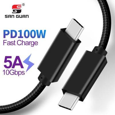 PD 100W FAST CHARGING USB C CABLE USB 3.1 GEN2 TYPE C TO TYPE C CABLE FOR MacBook